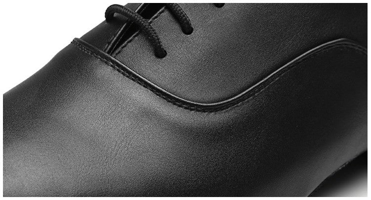 imitation leather Men Black Glitter Modern Soft Sole Latin Dance Shoes Low Heel Cheap