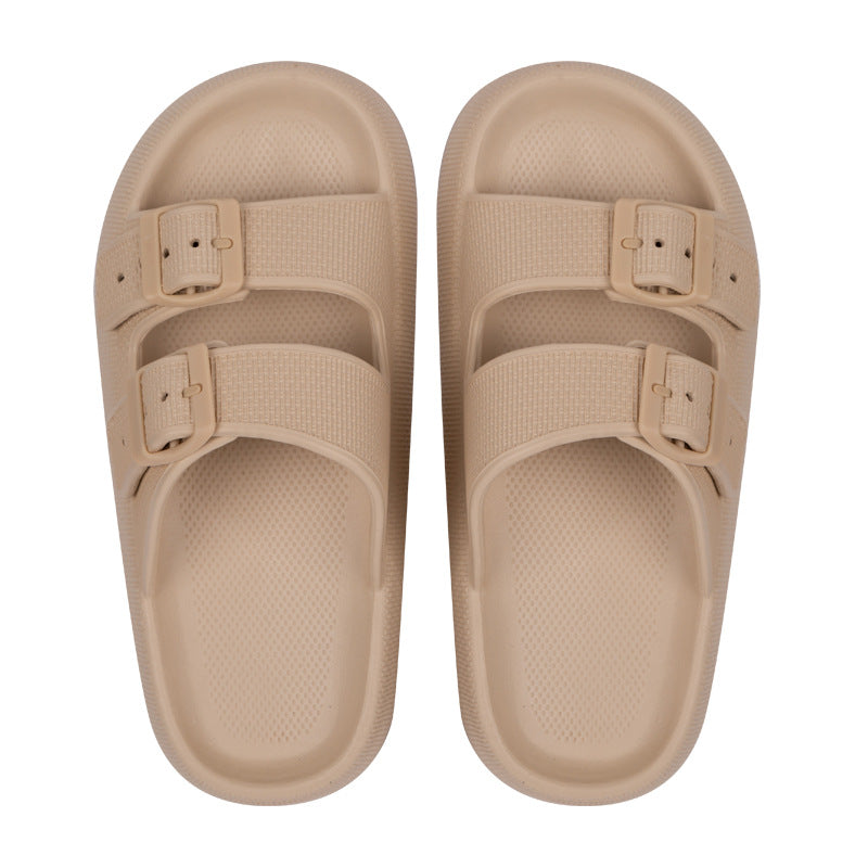 Soft slippers for women in summer anti slip shower slippers for home use cool slippers for men with thick soles