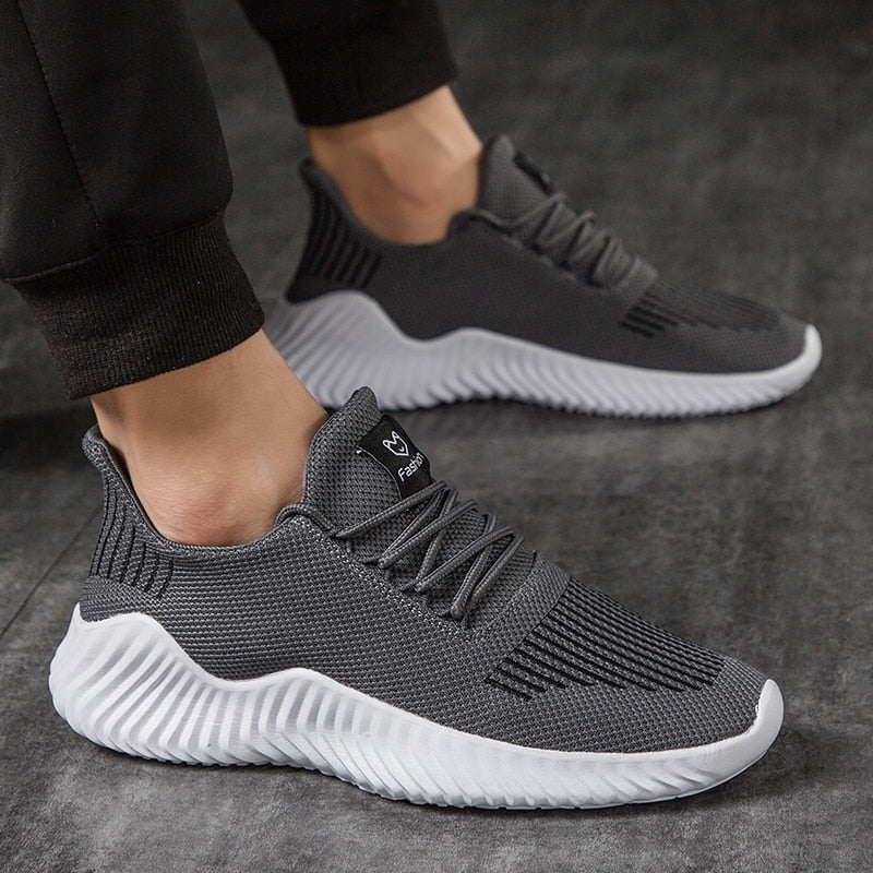Shoes Men High Quality Male Sneakers Breathable White Fashion Gym Casual Light Walking Plus Size Footwear Zapatillas Hombre