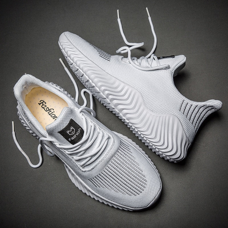 Shoes Men High Quality Male Sneakers Breathable White Fashion Gym Casual Light Walking Plus Size Footwear Zapatillas Hombre