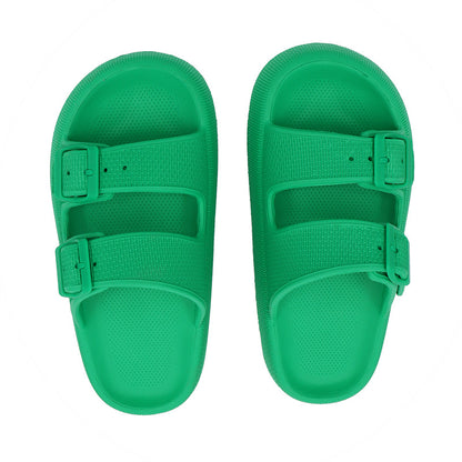 Soft slippers for women in summer anti slip shower slippers for home use cool slippers for men with thick soles