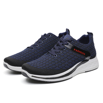 Spring And Autumn New Casual Shoes Mesh Breathable Running Shoes Fashion Sports Shoes Men