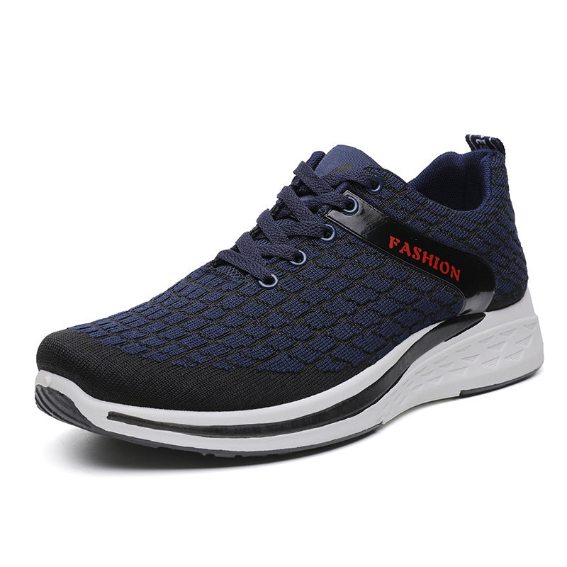 Spring And Autumn New Casual Shoes Mesh Breathable Running Shoes Fashion Sports Shoes Men