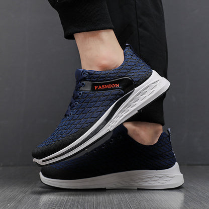 Spring And Autumn New Casual Shoes Mesh Breathable Running Shoes Fashion Sports Shoes Men