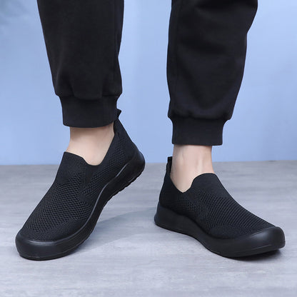 Comfortable and breathable thick soled sports shoes with soft soles for outdoor dad shoes