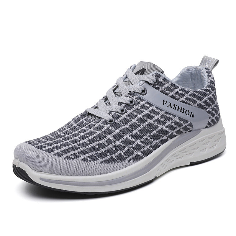Spring And Autumn New Casual Shoes Mesh Breathable Running Shoes Fashion Sports Shoes Men
