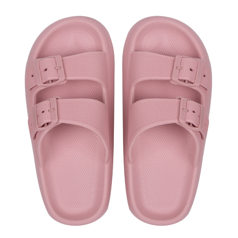 Soft slippers for women in summer anti slip shower slippers for home use cool slippers for men with thick soles